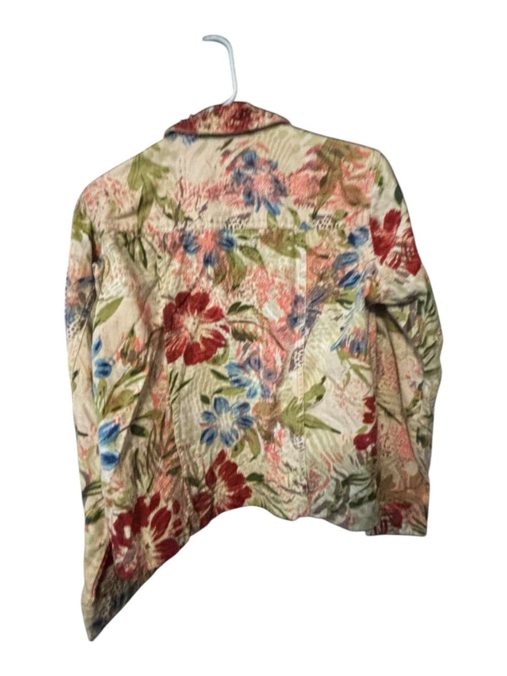 Coldwater Creek Floral Embellished Jacket boho beaded statement - Picture 8 of 8